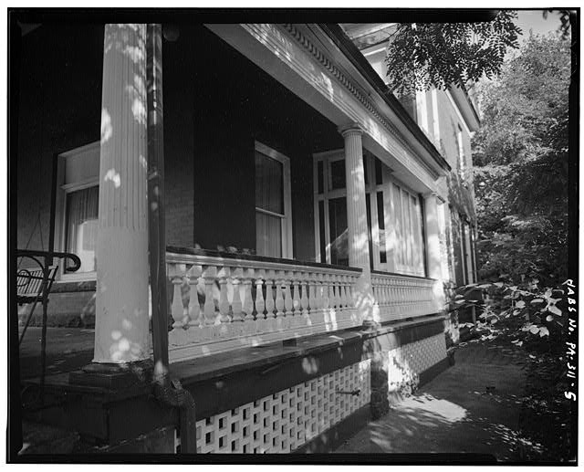5. EXTERIOR, EAST SIDE, ANGULAR VIEW LOOKING NORTH - Arbuckle House, 140 East