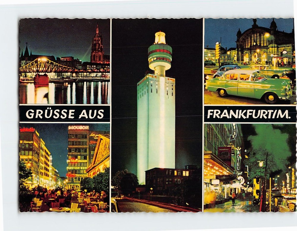 Postcard Scenes & Views Frankfurt am Main Germany