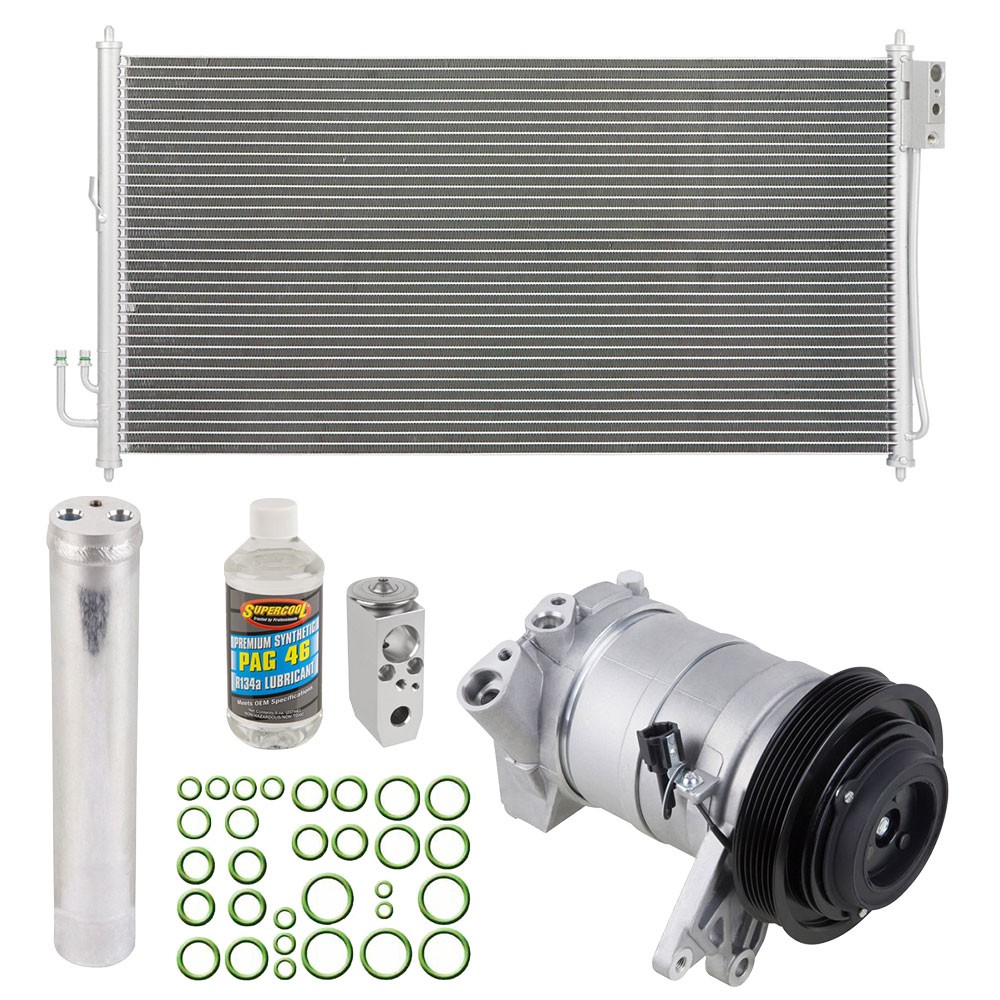 For Nissan Murano 2003 2004 2005 A/C Kit w/ AC Compressor Condenser & Drier DAC