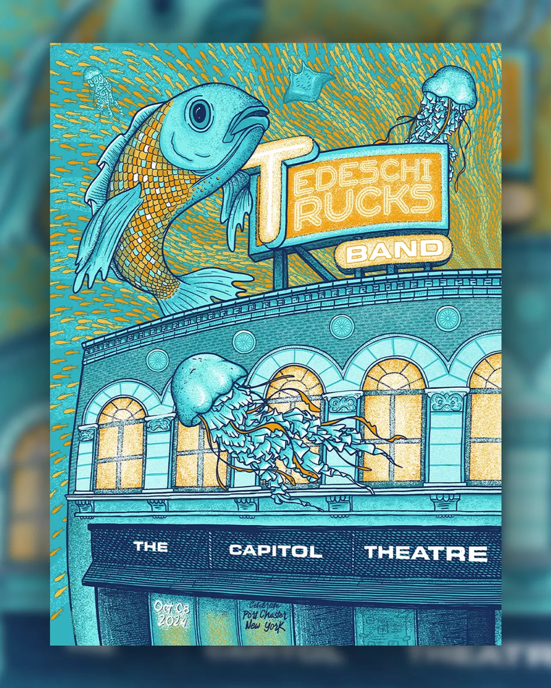 Tedeschi Trucks Band Oct 8 2024 キャピトルシアター ポートチェスター NY ツアーポスター