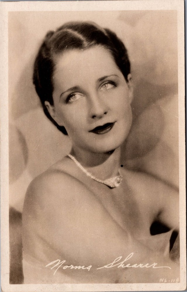 Norma Shearer RPPC Vintage Hollywood Actress Ruben Photograph Postcard NS-116