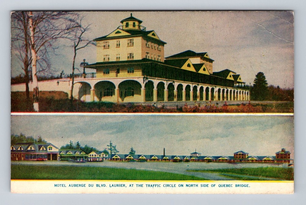 Quebec City Quebec-Canada, Motel Auberge Du Boulevard, Vintage Postcard