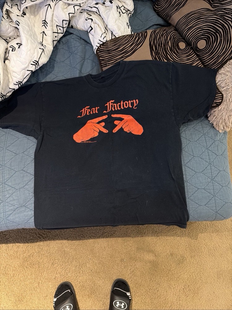 Fear Factory Band Vintage T Shirt 2004 Xl Metal Rock Industrial