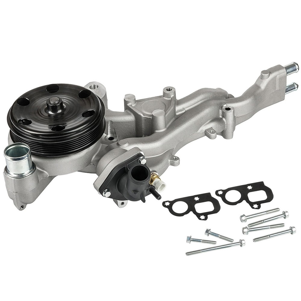 Water Pump w/Thermostat for 14-20 Chevy Silverado 1500 GMC Sierra Cadillac CTS