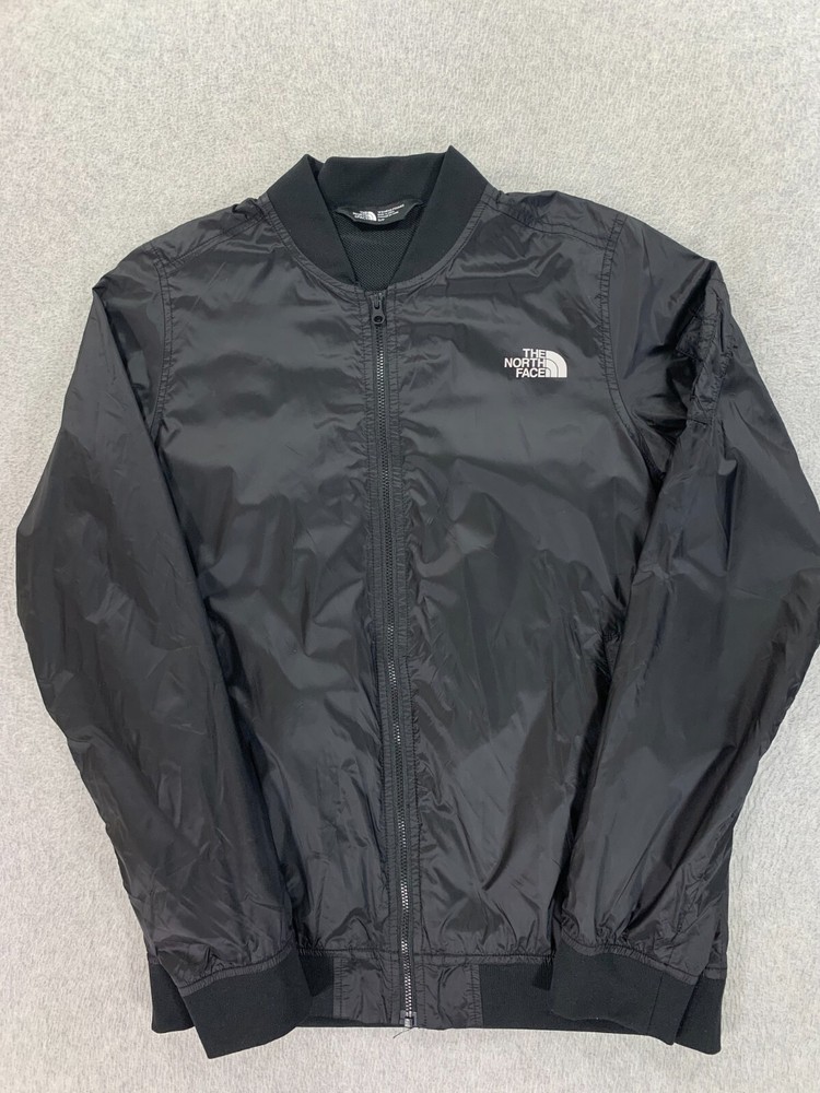 The North Face Women's Small Black Windwall Lined Satin Lightweight Jacket
