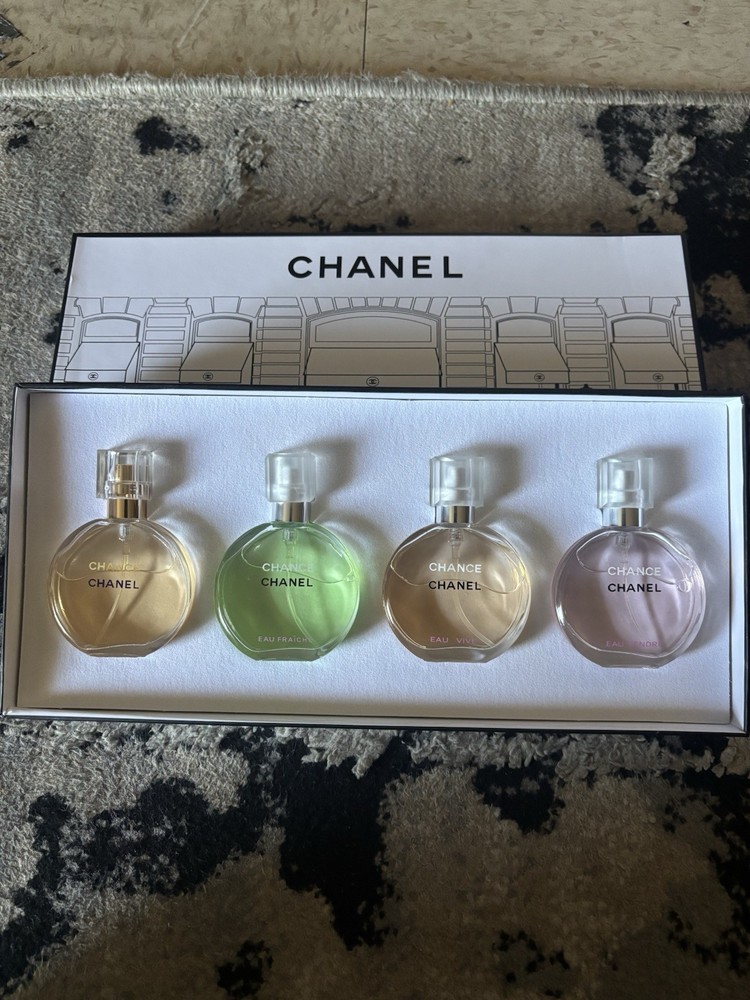 Chanel Chance Gift Set Women’s Travel Size Perfume 4x30 ML Bottles