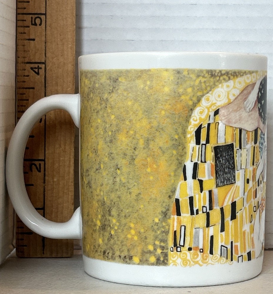 CHALEUR Master Romantics Gustav Klimt “The Kiss” D. Burrows Coffee Tea Mug(R)