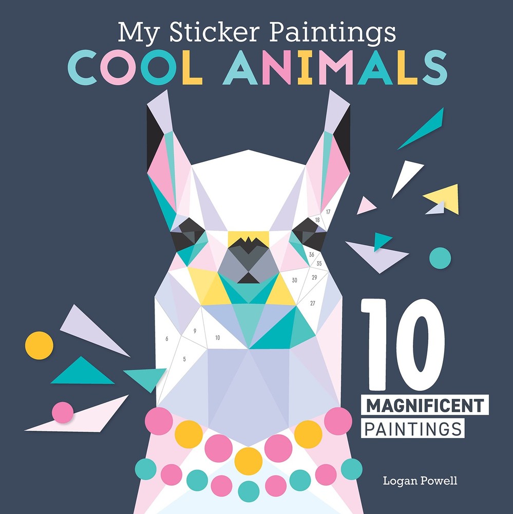 My Sticker Paintings: Cool Animals: 10 Magnificent Paintings (Happy Fox...