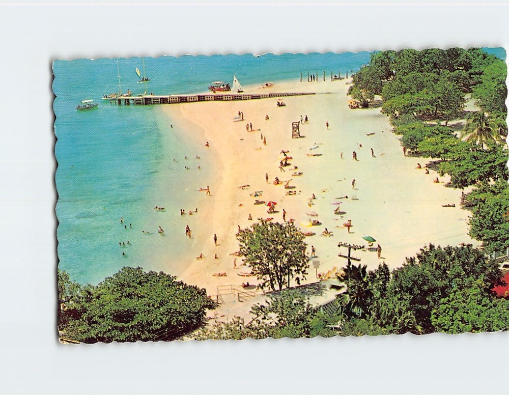 Postcard Doctor's Cave Beach Montego Bay Jamaica