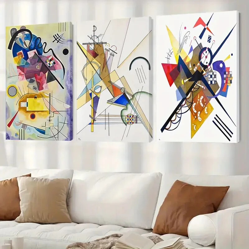 3pcs   Abstract Modern Art Prints Canvas Unframed