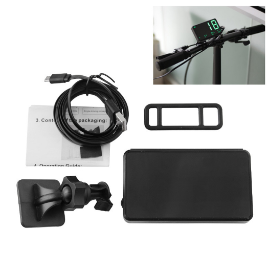 Motorcycle GPS HUD Speedometer Digital Car Speed Display Over Speeding Alarm