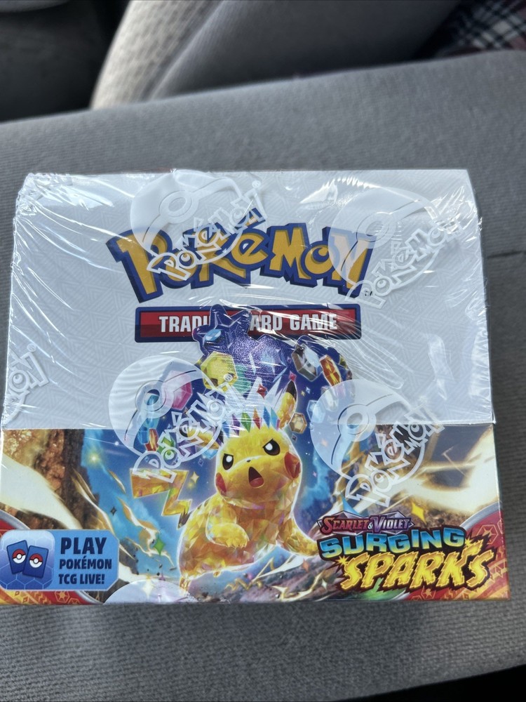 Pokémon TCG: Scarlet & Violet Surging Sparks Booster Box (36 Packs) NEW! SEALED!