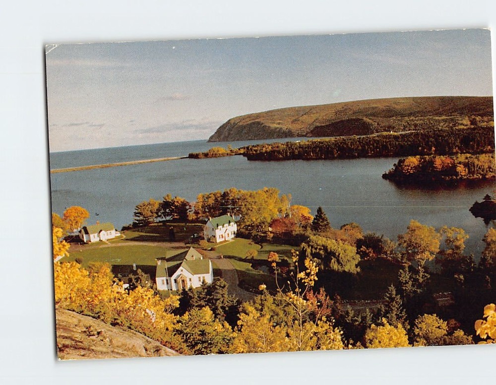 Postcard Panoramic View Ingonish Cape Breton Nova Scotia Canada
