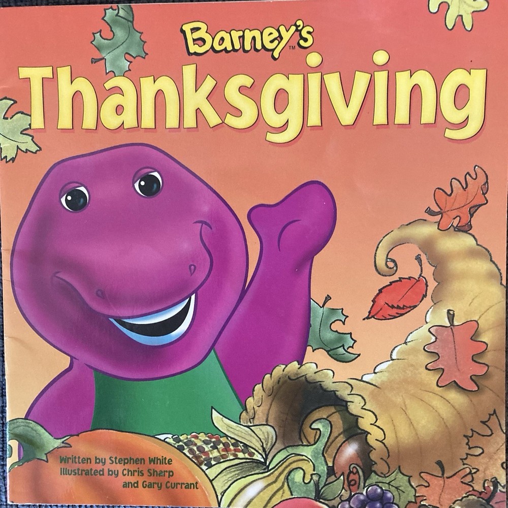 Barney's Thanksgiving by Stephen White and Inc. Staff Scholastic (1998, Trade...
