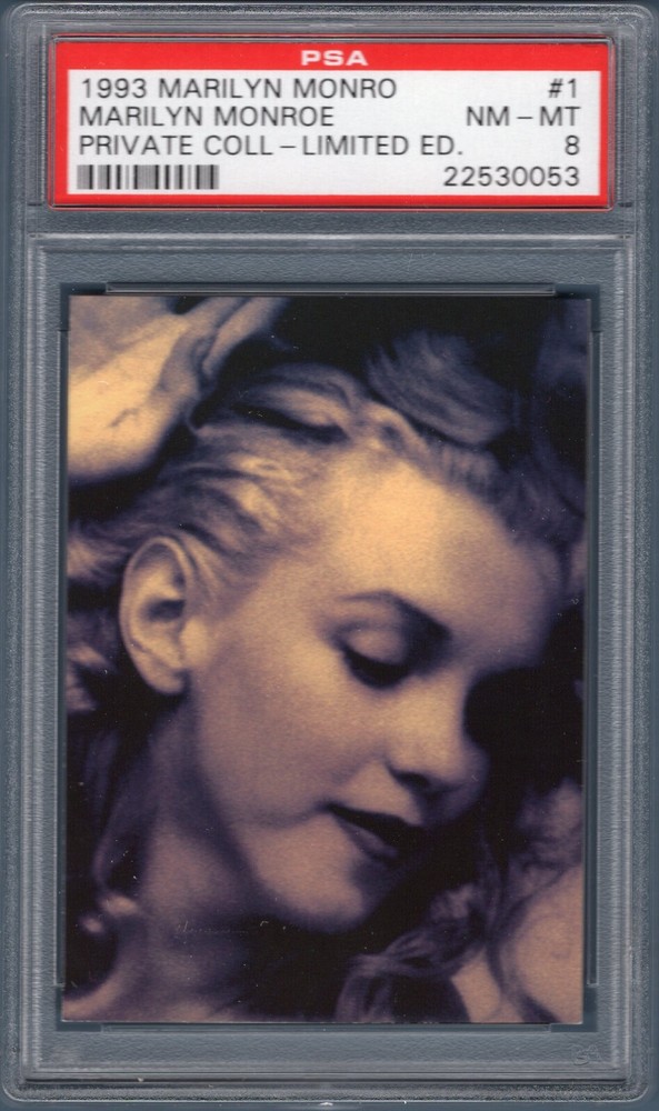 1993 Private Collection MARILYN MONROE Limited Edition #1 Hair Behind Ear PSA 8
