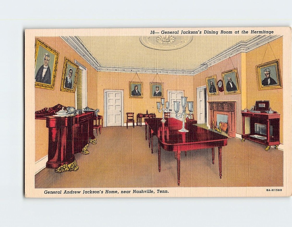 Postcard General Andrew Jackson's Home near Nashville Tennessee USA