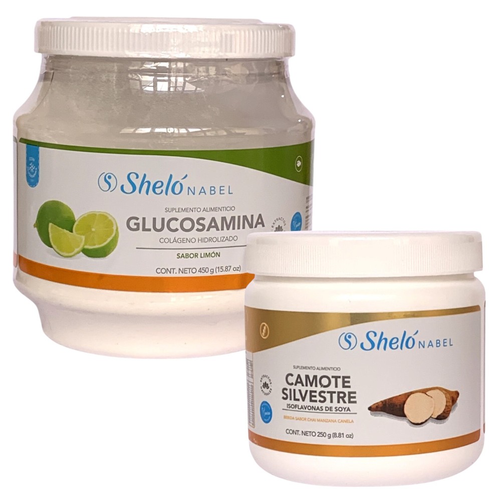 Colageno Hidrolizado Sabor Limon 450g + Camote Silvestre Sabor Chai Manzana.