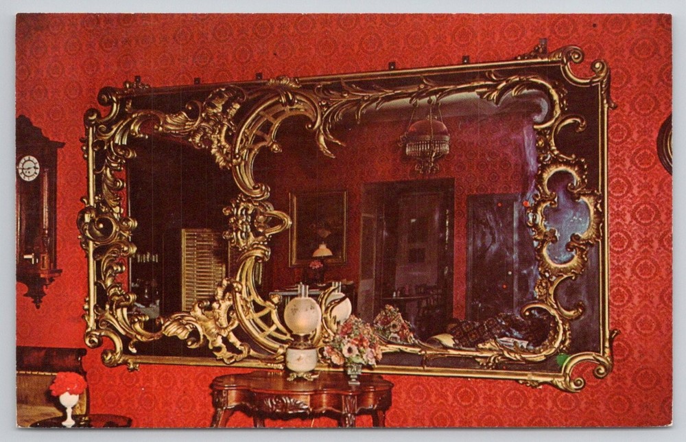 Gold Hill Mirror Sierra Nevada House III Coloma California Postcard