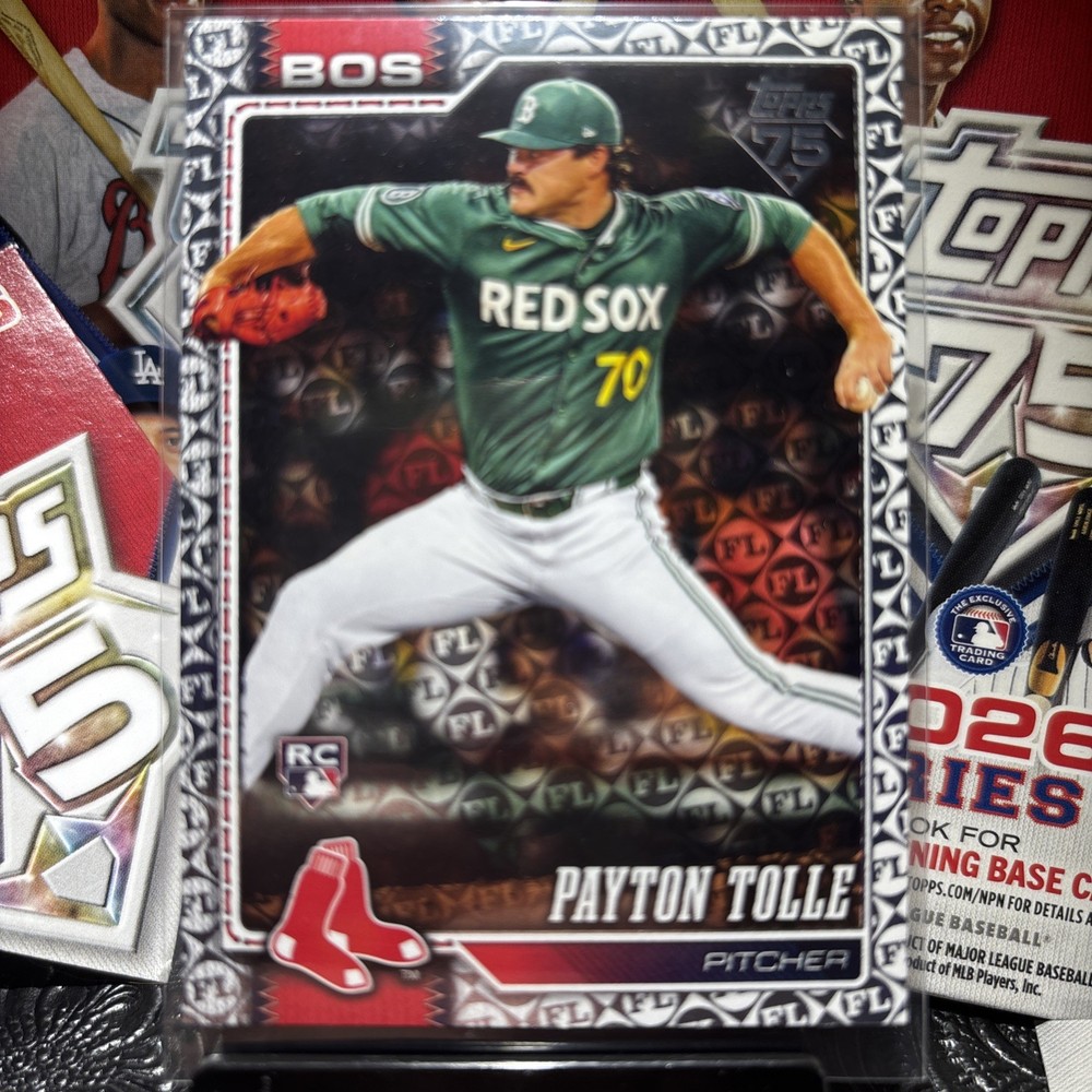 2026 Topps Series 1 Spring Training #15 Payton Tolle Boston Red Sox Rookie