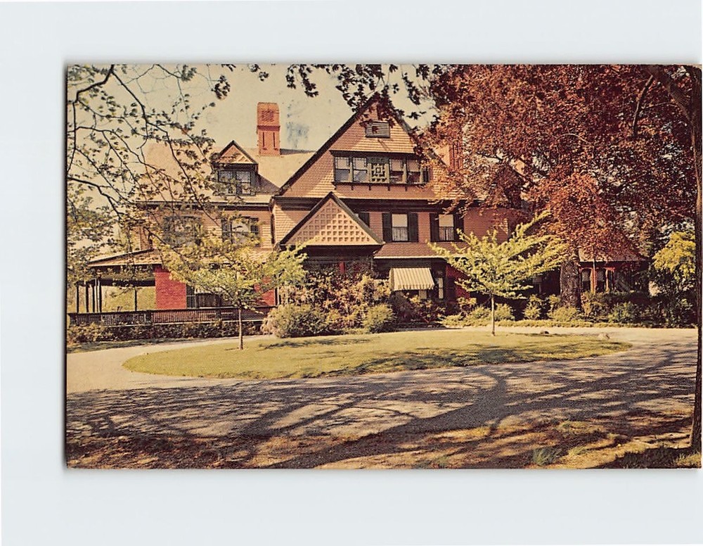 Postcard Theodore Roosevelt Residence Sagamore Hill Oyster Bay Long Island NY