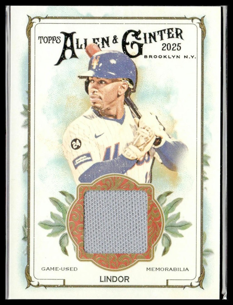 2025 Topps Allen & Ginter - Francisco Lindor Relics #AGR-FL
