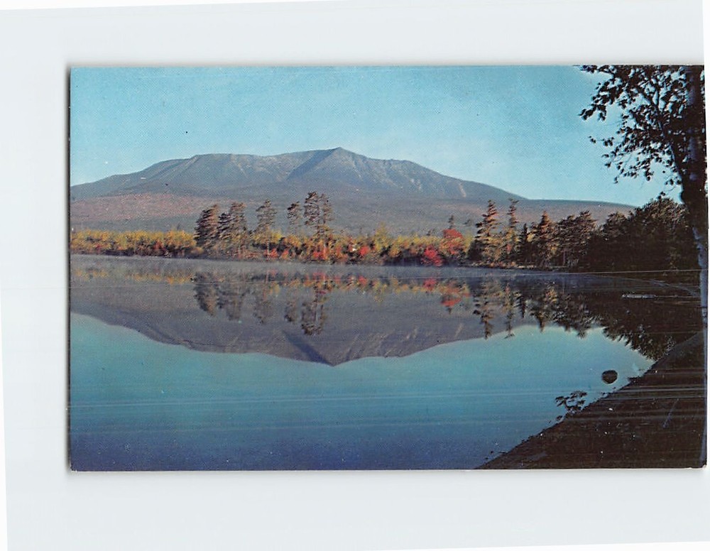 Postcard Mt. Katahdin Maine USA
