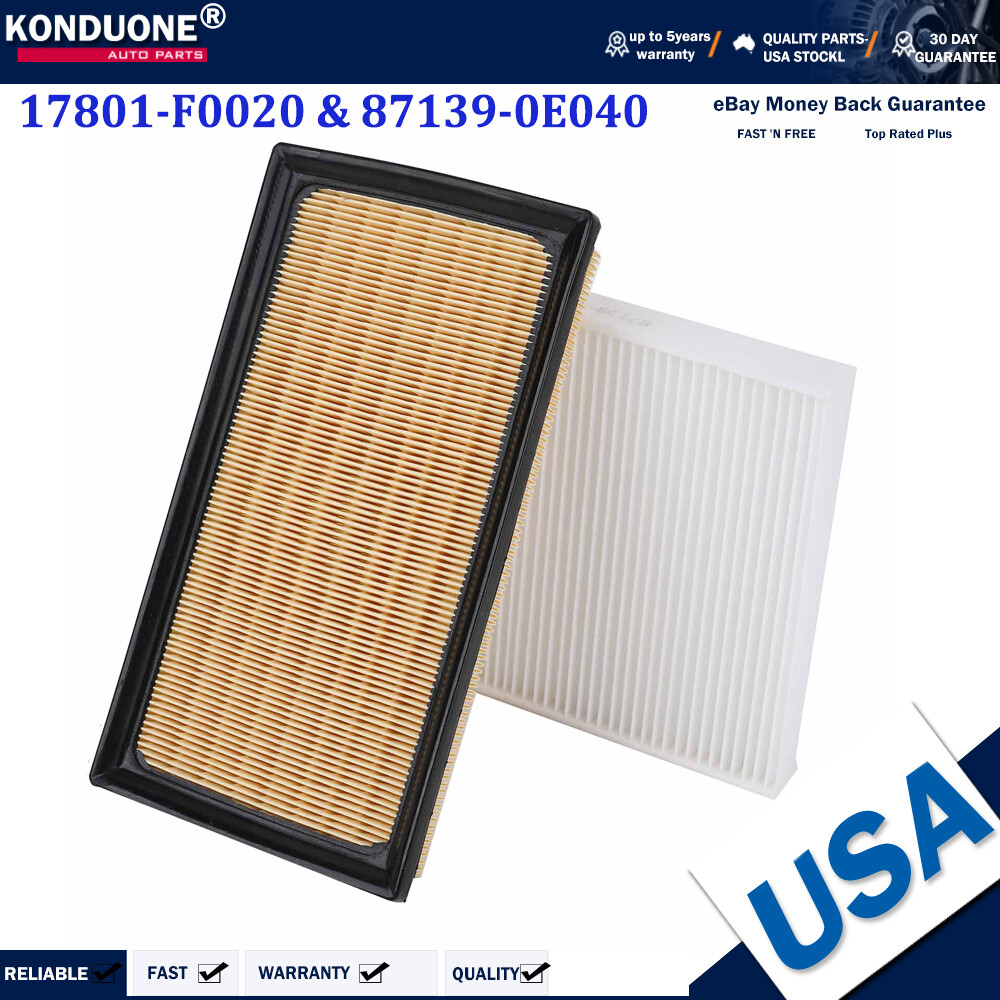 COMBO ENGINE + CABIN AIR FILTER FOR TOYOTA CAMRY RAV4 VENZA HYBRID 2018-2025