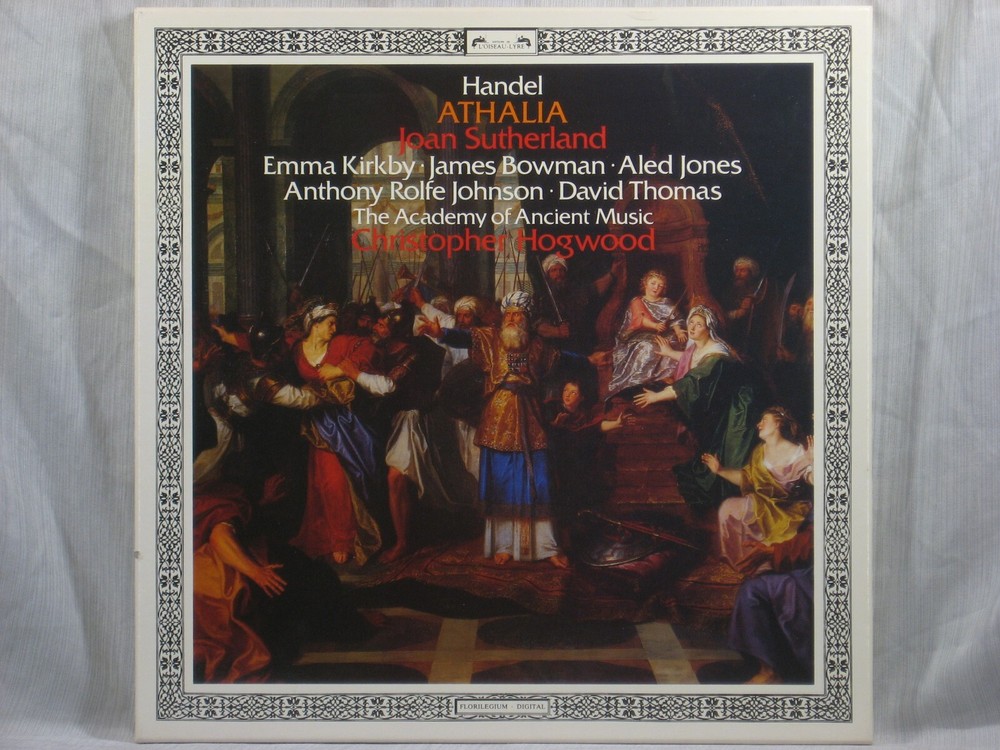 Handel - Athalia - Sutherland, Hogwood - 2LP Box Set - L'Oiseau-Lyre 417 126-1