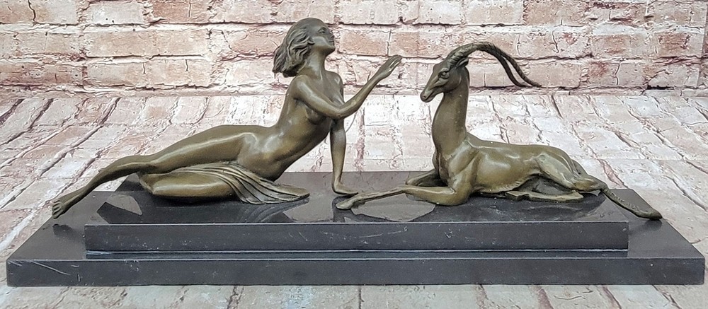 Modern Abstract Bronze Sculpture - Giselle & Nude Female Art Statue Deal-image