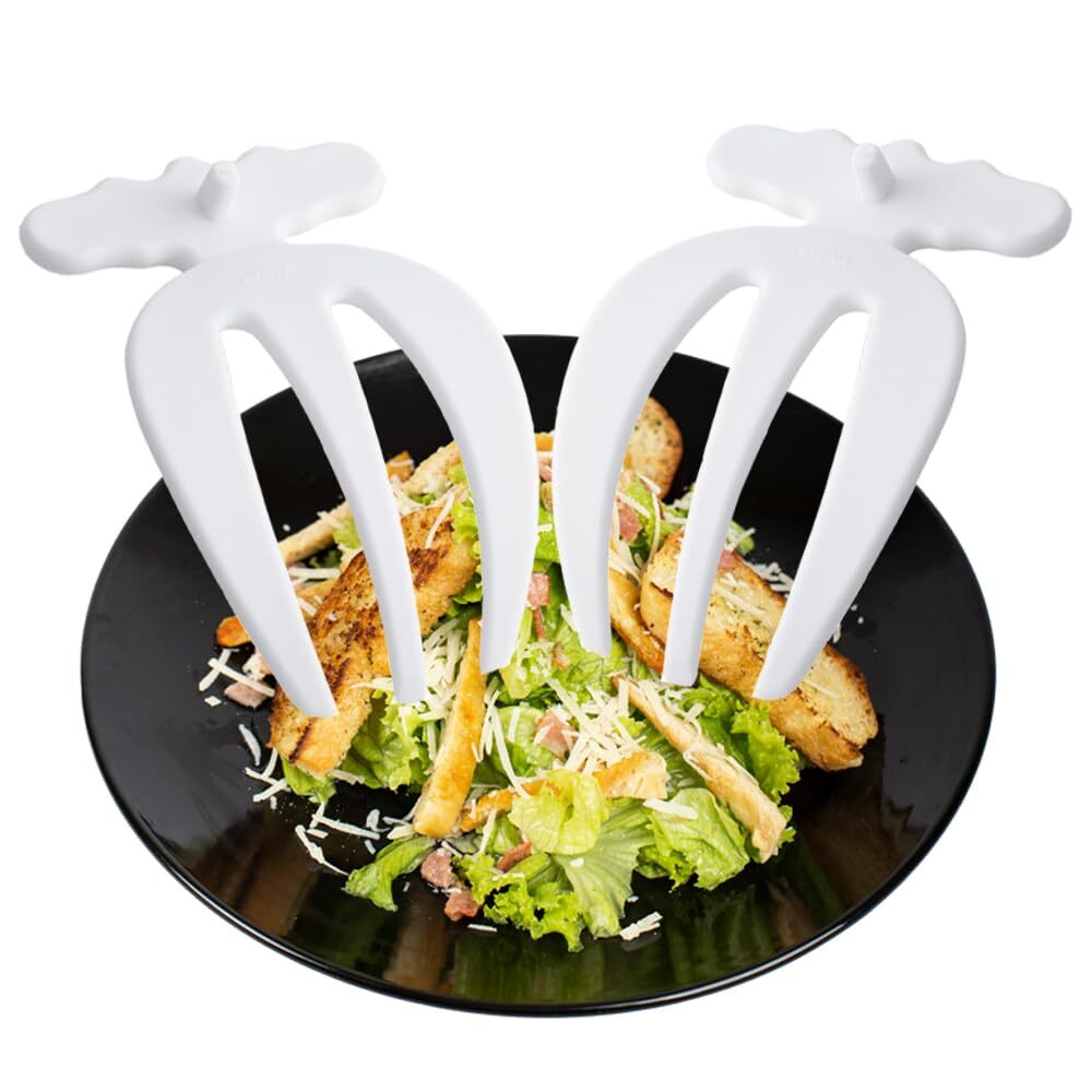 Salad Hands 2 Pack Plastic Salad Mixer Salad Servers Salad Claw for Tossing a...