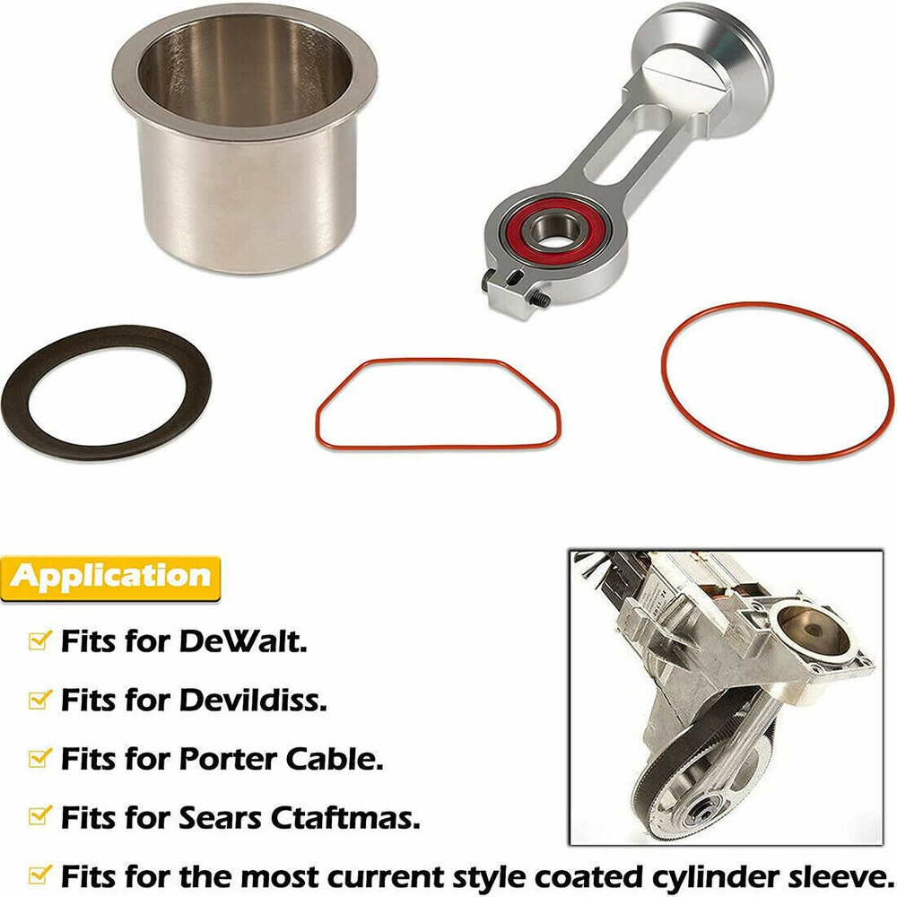 Compressor Piston Ring & Connecting Rod Kit for KK-4835 KK-5081 A02743