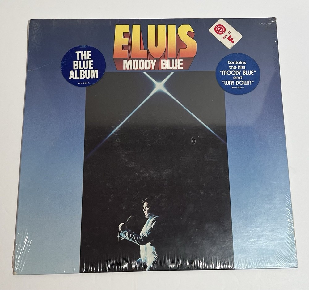 Elvis Presley Moody Blue Vinyl Record Album LP 1977 RCA AFL1-2428 SEALED *READ*