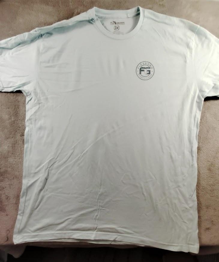 Flo Grown Shirt Mens 3XL Green Florida Seal Back Graphic Crew Neck Tagless
