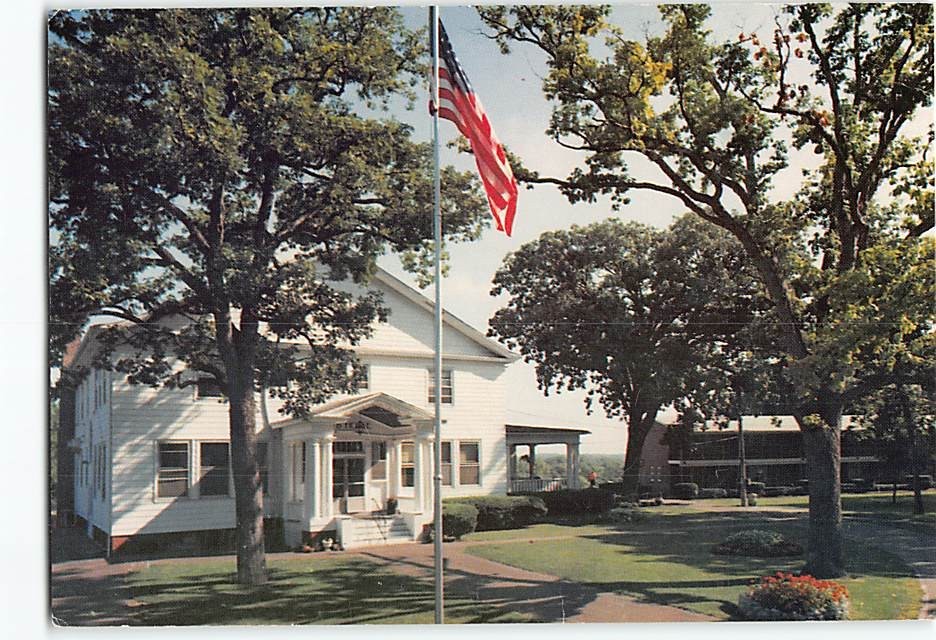 Postcard John F. Kennedy Union Education Center Club House Ottawa Illinois USA