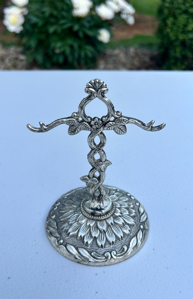 Vintage 1960s Metal Stand ONLY for Hanging Salt & Pepper Shakers - Japan EP Zinc