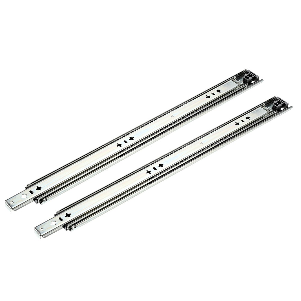 1 Pair Heavy Duty Drawer Slides, 24 Inch Ball Bearing Drawer Slides 229lb