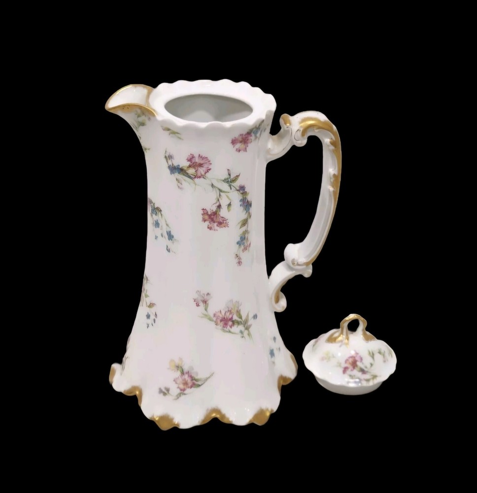 Antique Haviland & Co. Limoges Teapot Coffee Pot Made In France