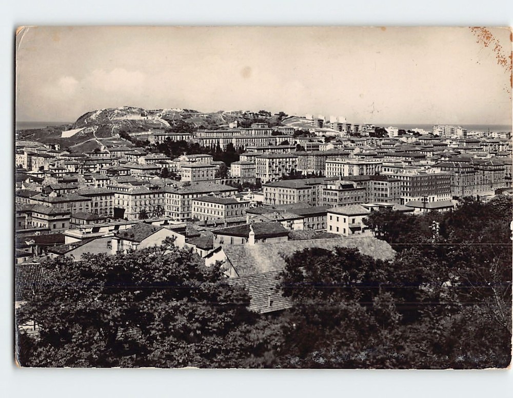 Postcard Panorama Ancona Italy