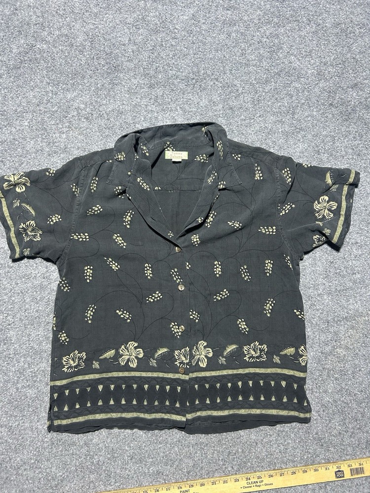 Tommy Bahama Blouse 100% SILK Size L