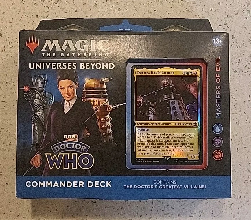 MTG Universes Beyond:  Doctor Who - Masters Of Evil - Commander Deck - SEALED