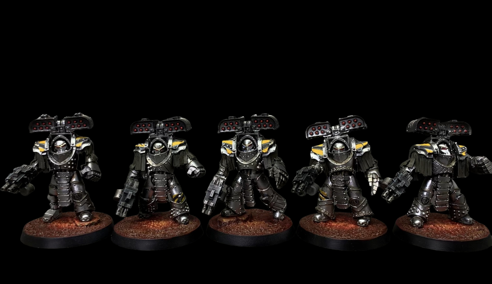 Horus Heresy Iron Warriors Legion Tyrant Siege Terminators Pro Painted Army