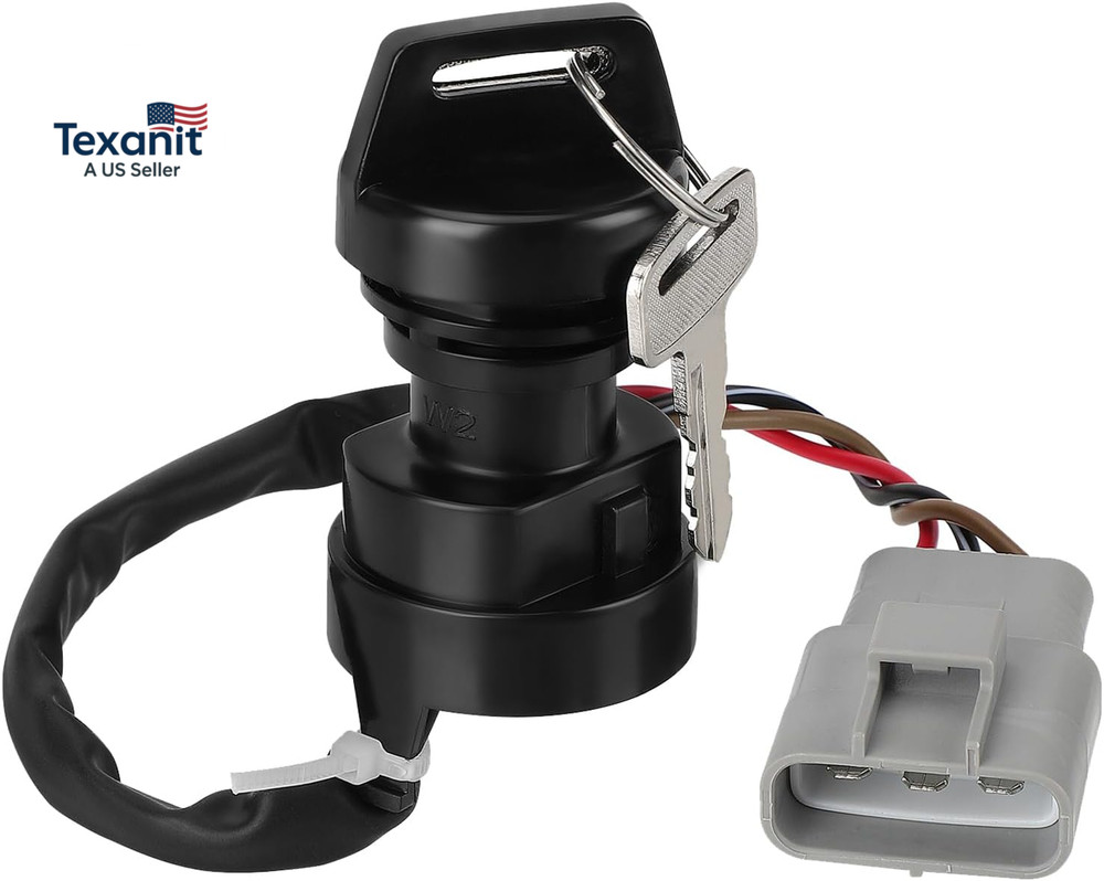 Ignition Key Switch for Yamaha Grizzly 400 550 700 Big Bear 400 Kodiak 450 700 2