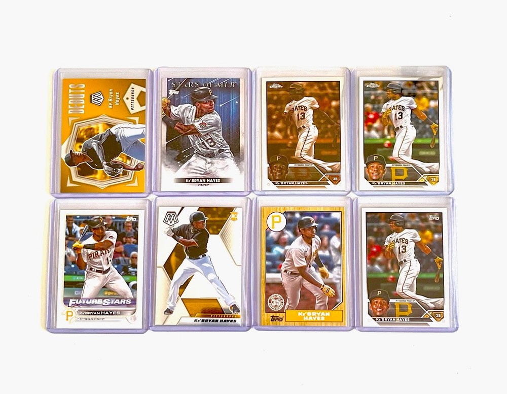 Ke’bryan Hayes Baseball Card Lot Of 8 - Pittsburgh Pirates - Rookie Cards Rc