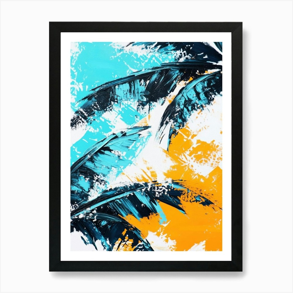 Palm Trees 90 Art Print Framed Wall Art Poster Canvas Print Picture