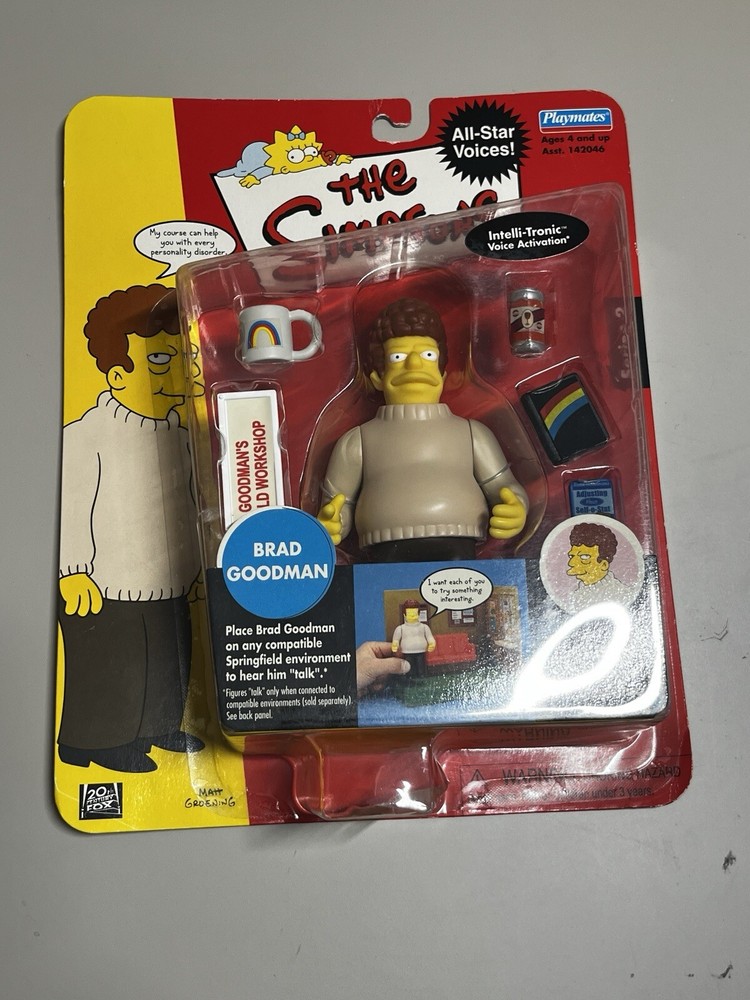 Playmates The Simpsons Brad Goodman World of SpringfieldAction Figure Series 2