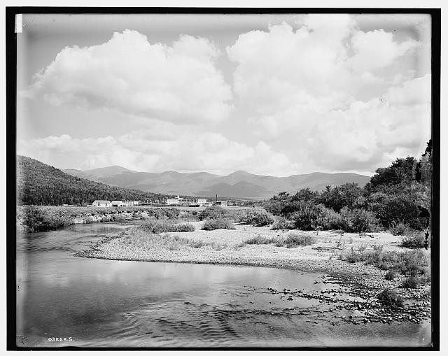 Fabyan House,Presidential Range,Ammonoosuc River,valleys,White historic photo