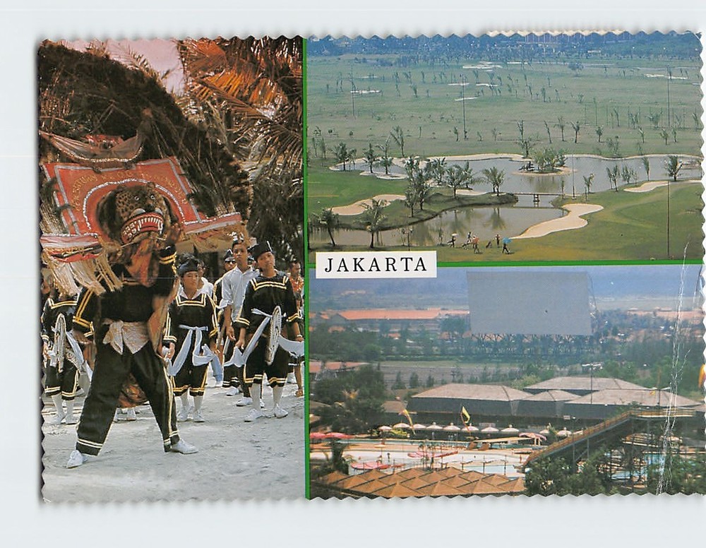 Postcard Jakarta Indonesia