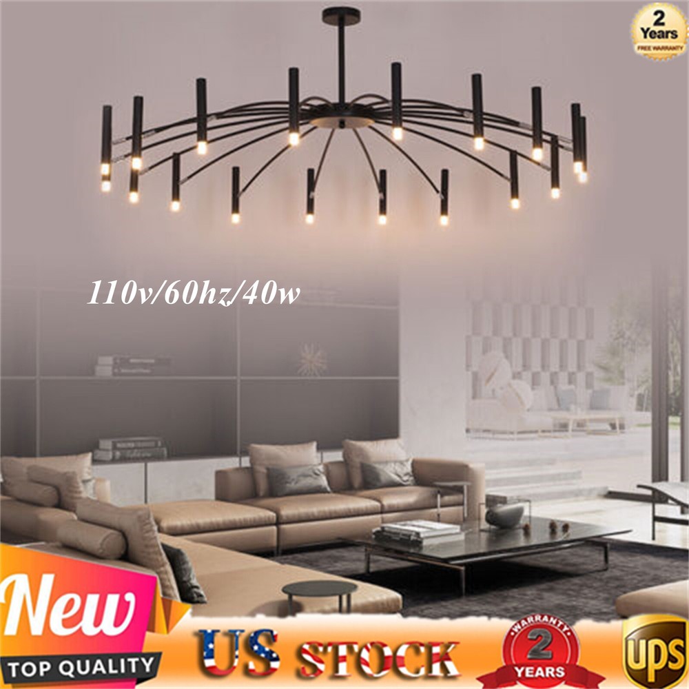 40W Adjustable Metal LED G9 Chandelier Ceiling Light 110V 60Hz