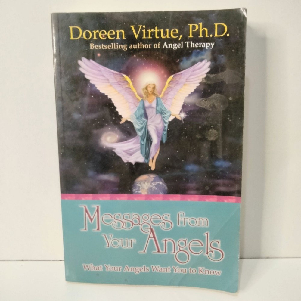 Messages From Your Angels By Doreen Virtue Ph.D. Paperback Spirituality Book