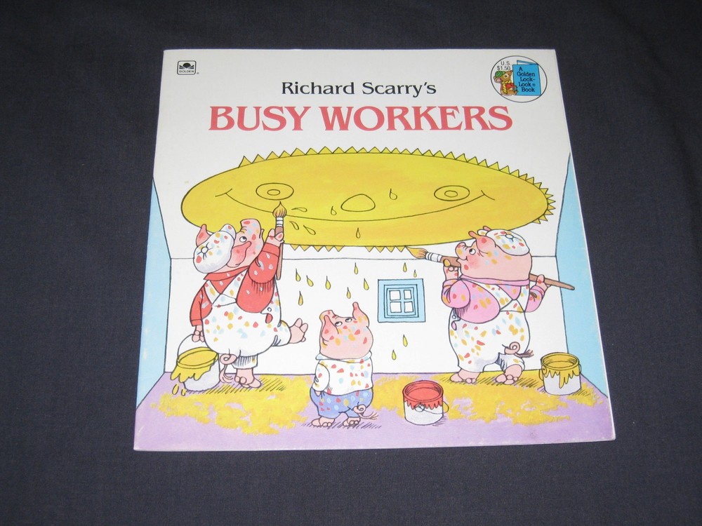 Golden Look-Look Book  Richard Scarry's Busy Workers  Series A  PB